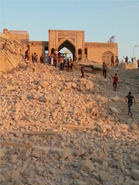 Ini makam Nabi Yunus AS yang hancur dibombardir militan ISIS