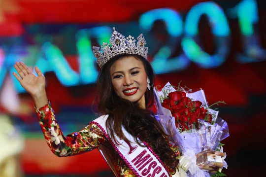 Mengenal Eaindra, gadis 20 tahun peraih Miss Myanmar 2014