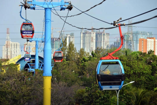 Libur lebaran, gondola jadi wahana favorit pengunjung Ancol