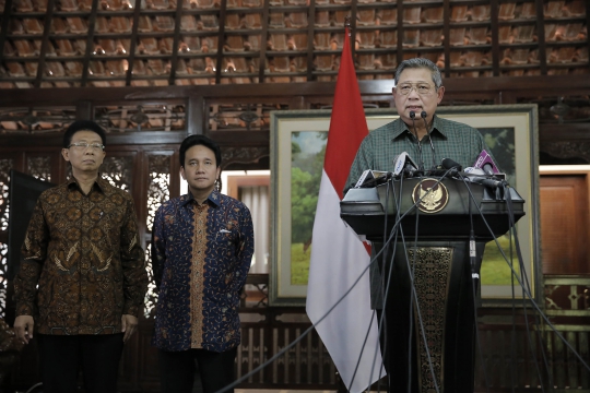 SBY konpers Wikileaks di Puri Cikeas