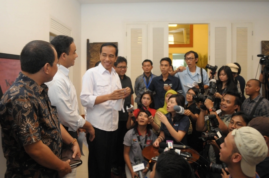 Jokowi saat resmikan Rumah Transisi di Menteng