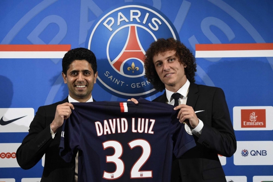 PSG perkenalkan David Luiz, bek termahal dunia