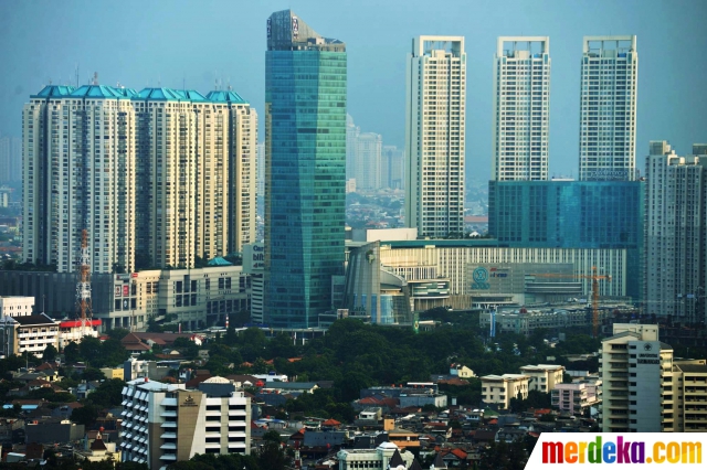 Foto Pertumbuhan gedung pencakar langit di Indonesia 