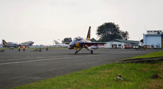 Barisan pesawat tempur TNI AU siap meriahkan HUT RI