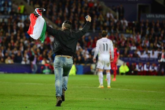 Euforia Los Blancos angkat trofi Piala Super Eropa