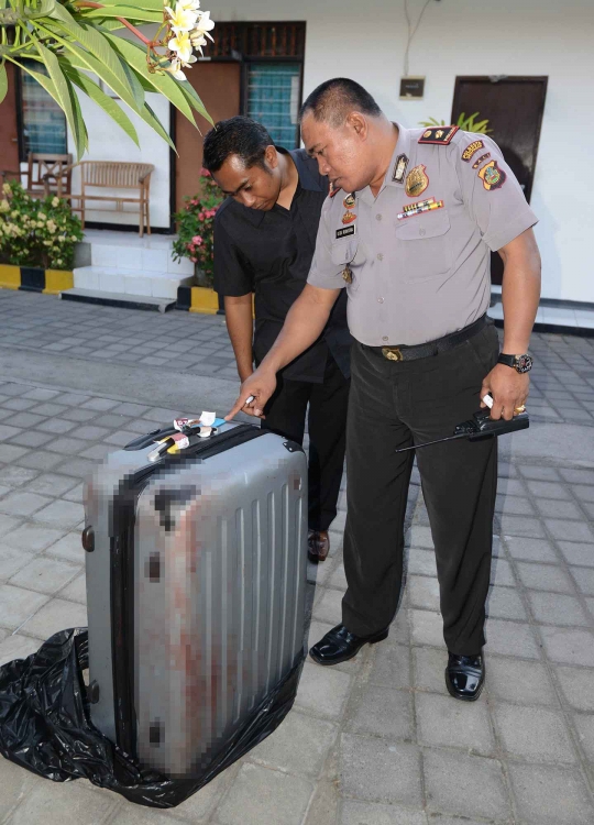 Ini koper berisi mayat wanita AS yang gegerkan Bali