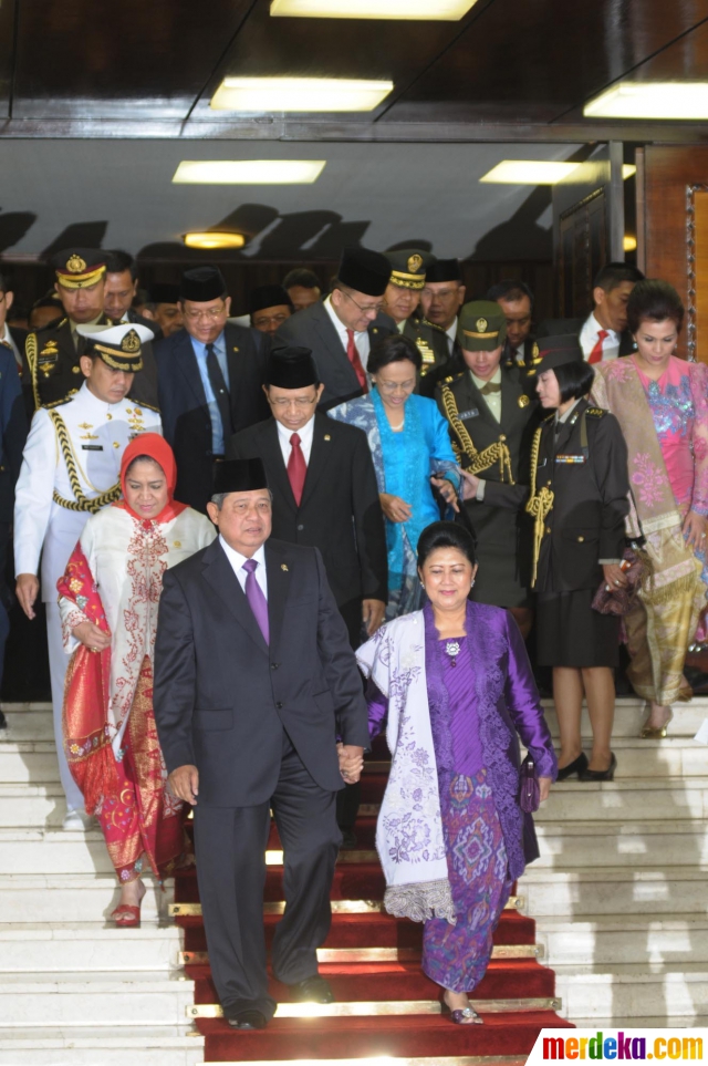 Foto : Presiden SBY sampaikan pidato kenegaraan di Gedung 