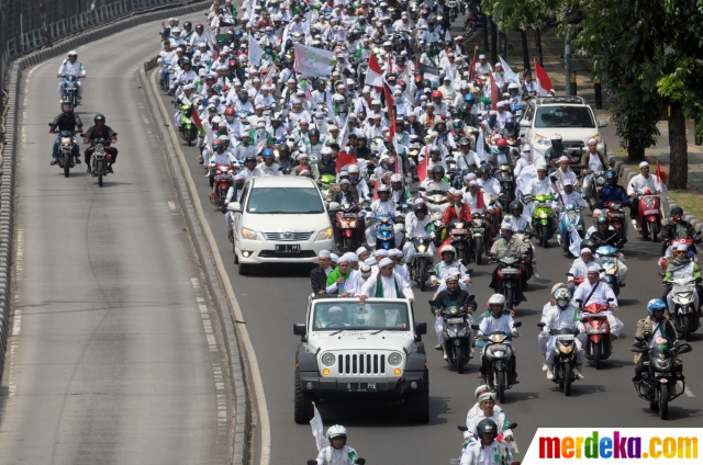 Foto : Ini jip yang dipakai konvoi FPI keliling Ibu Kota 