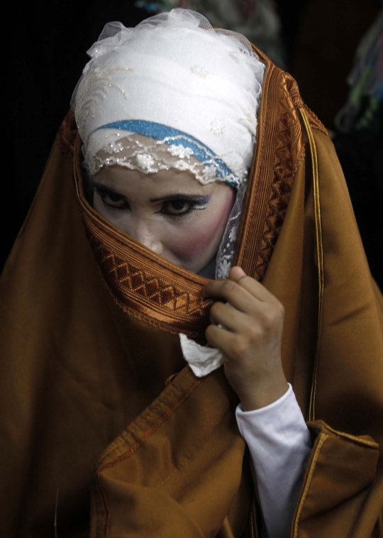 Warga Gaza nikah massal di pengungsian