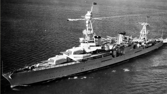 Penyelamatan kapal perang USS Houston di Selat Sunda