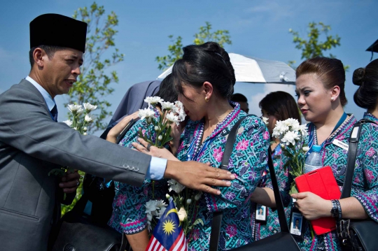 20 Jenazah korban Malaysia Airlines MH-17 tiba di Kuala Lumpur