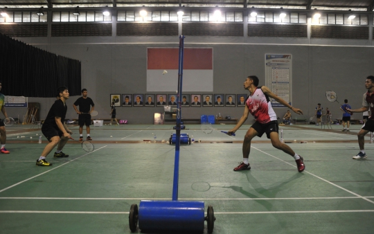 Intip para pebulu tangkis Indonesia latihan jelang Asian Games