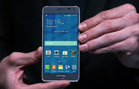 Ini tampilan Galaxy Alpha terbaru dari Samsung