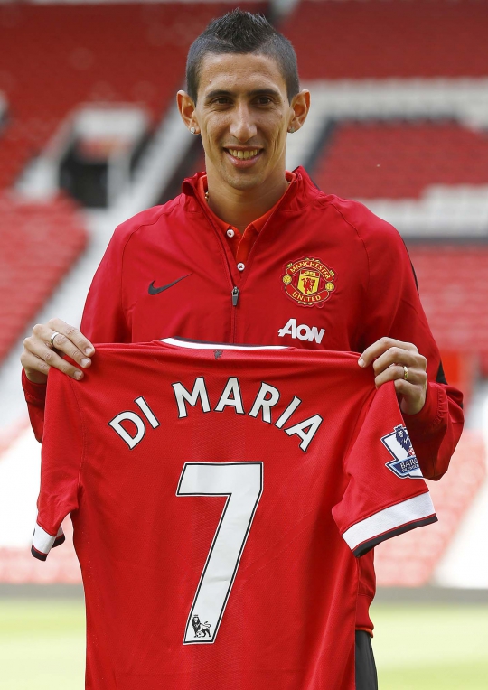 Bernomor punggung 7, Angel Di Maria resmi bergabung dengan MU