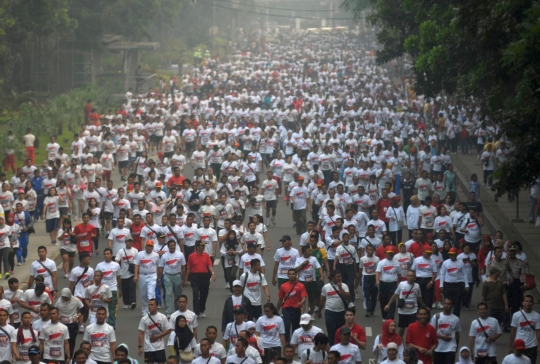 45 Ribu peserta padati Independence Day Run 2014