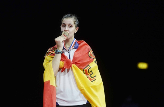 Carolina Marin, wanita Spanyol yang juara dunia bulutangkis