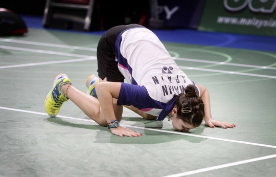 Carolina Marin, wanita Spanyol yang juara dunia bulutangkis