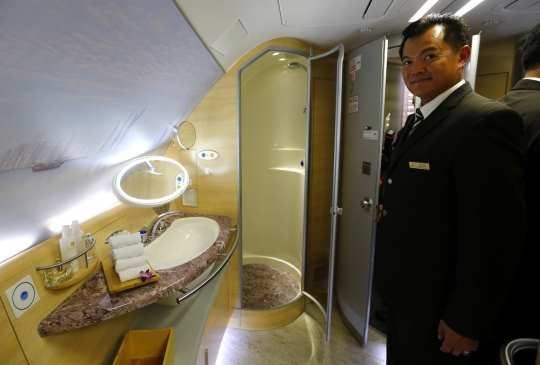 Intip kemewahan dan kenyamanan pesawat Fly Emirates