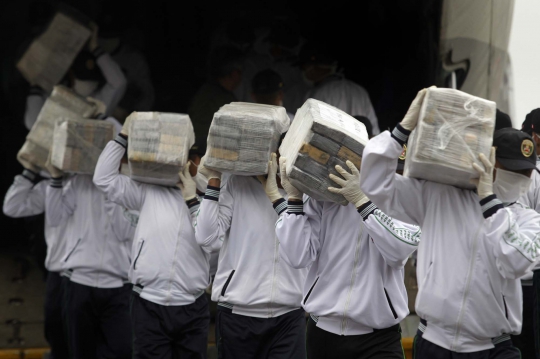 Polisi Peru ungkap selundupan kokain 7,7 ton berkedok batu bara