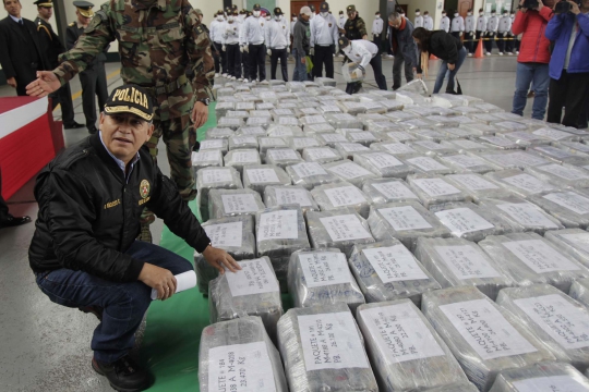 Polisi Peru ungkap selundupan kokain 7,7 ton berkedok batu bara