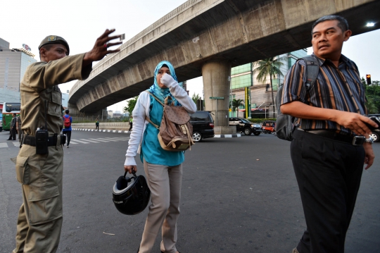 Polisi gelar operasi gabungan di Terminal Blok M