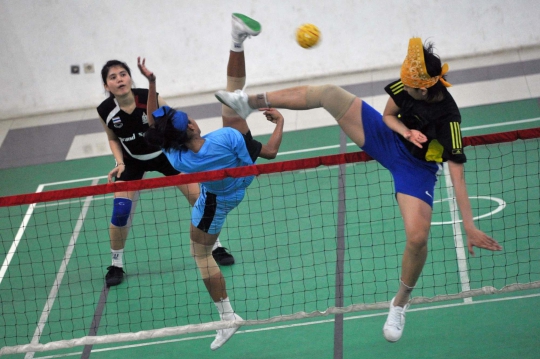 Intip persiapan atlet sepak takraw wanita jelang Asian Games