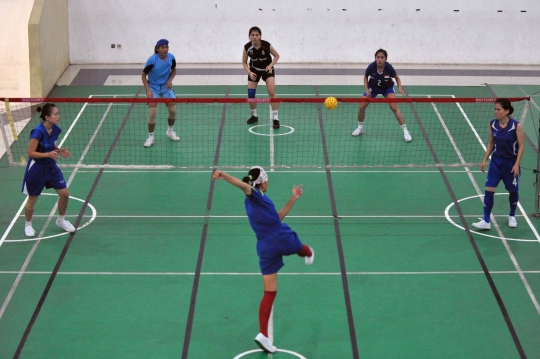 Intip persiapan atlet sepak takraw wanita jelang Asian Games