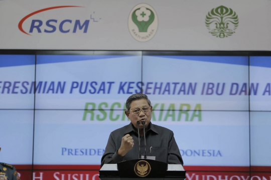Presiden SBY resmikan Pusat Kesehatan Ibu dan Anak RSCM Kiara
