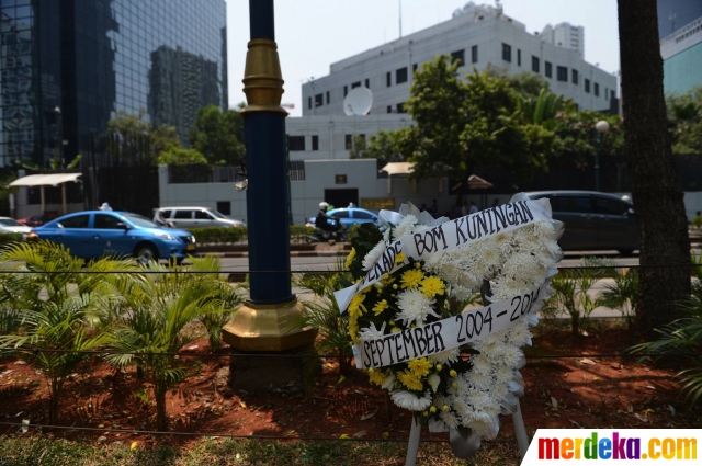 Foto : Mengenang 10 tahun tragedi bom Kuningan di Kedubes 
