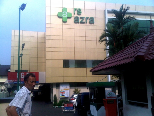 Ini lokasi bunuh diri pasien bertubuh gemuk di RS Azra