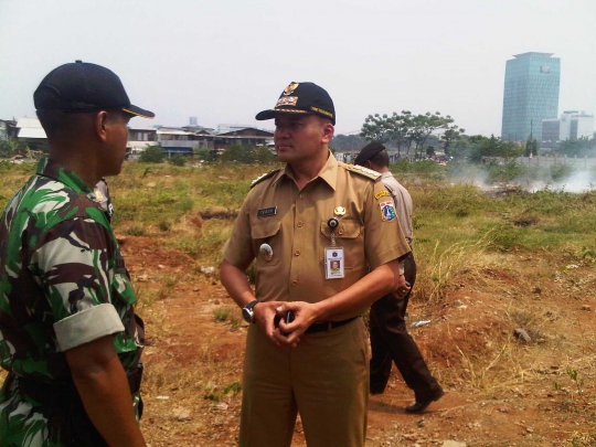 Ini anggota Laskar Merah Putih yang duduki tanah Waduk Ria Rio