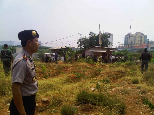 Ini anggota Laskar Merah Putih yang duduki tanah Waduk Ria Rio