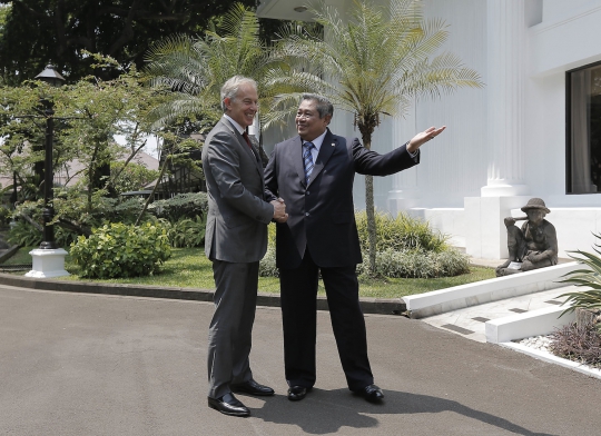 SBY terima kunjungan mantan PM Inggris
