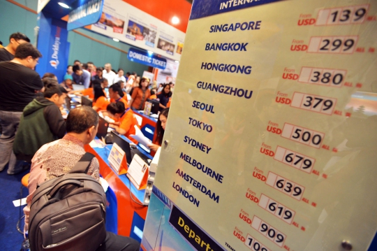 Berburu tiket wisata di Garuda Travel Fair 2014