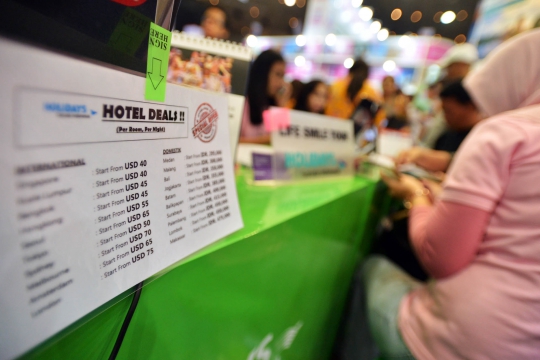 Berburu tiket wisata di Garuda Travel Fair 2014