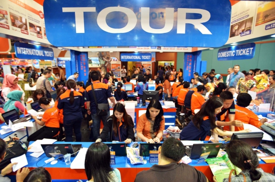 Berburu tiket wisata di Garuda Travel Fair 2014