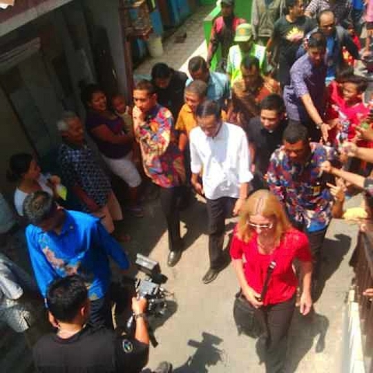 Jokowi nostalgia ke kampung masa kecilnya di Solo