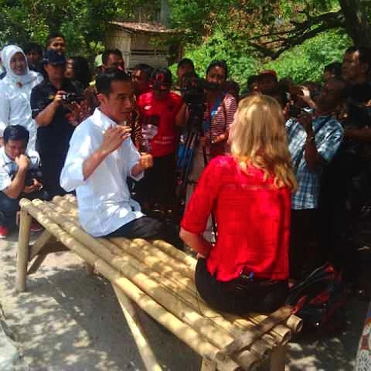 Jokowi nostalgia ke kampung masa kecilnya di Solo