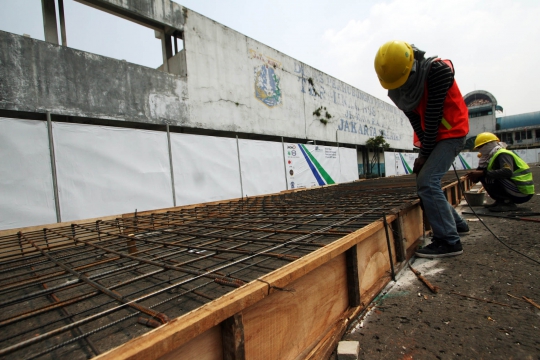 Infrastruktur MRT Lebak Bulus mulai dibangun