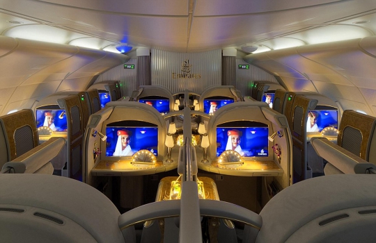 Kemewahan kursi penumpang pesawat-pesawat first class di dunia