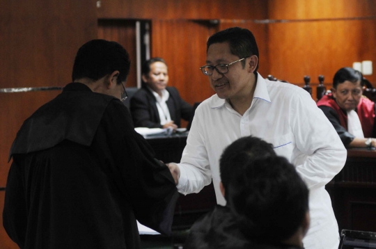 Sidang pledoi Anas terkait kasus Hambalang