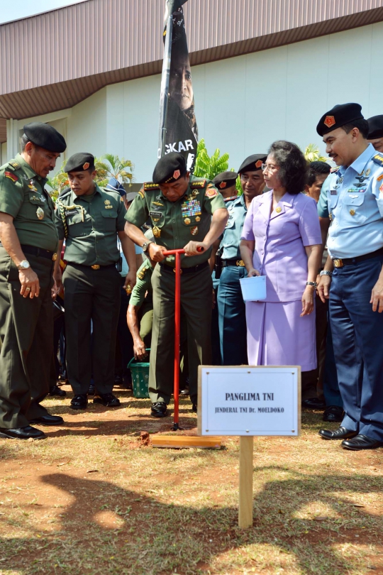 Panglima TNI ajak Iwan Fals & Jaya Suprana bikin lubang biopori