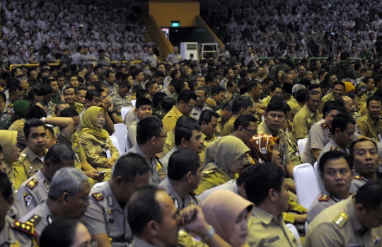 Ahok hadiri silaturahmi dengan Bhabinkamtibmas, Babinsa, & Lurah