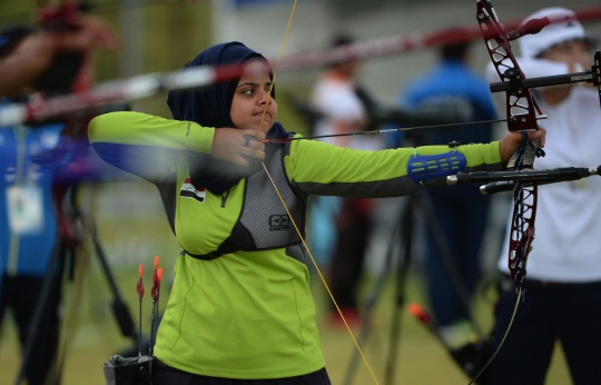 Aksi atlet-atlet berhijab di Asian Games Incheon 2014