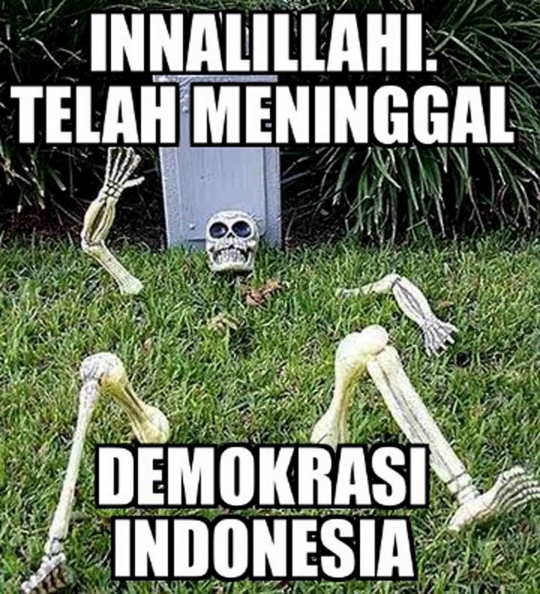 Ini meme lucu nan kocak sindir pengesahan RUU Pilkada