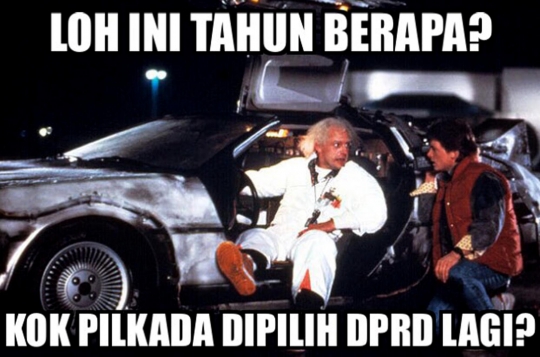 Ini meme lucu nan kocak sindir pengesahan RUU Pilkada