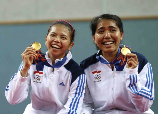 Greysia dan Nitya sukses sumbang emas pertama untuk Indonesia