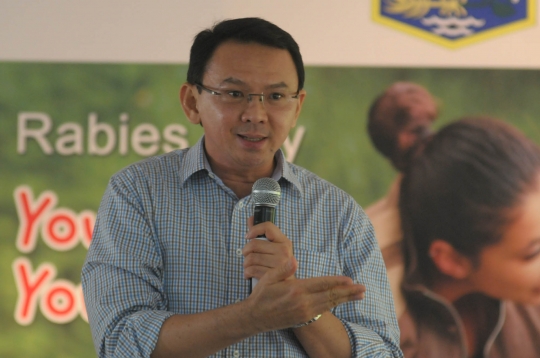 Ahok hadiri peringatan Hari Rabies se-Dunia di Taman Langsat