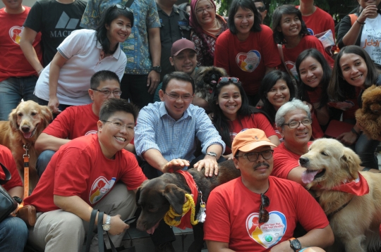 Ahok hadiri peringatan Hari Rabies se-Dunia di Taman Langsat