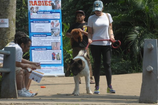 Ahok hadiri peringatan Hari Rabies se-Dunia di Taman Langsat